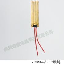Shenzhen Hongxin 70*20 heating patch 19 2 Euro polyimide heating film PI heating film film electric heating film