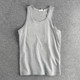 European and American simple style spring and autumn men's base vest men