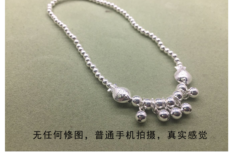 Bracelet de cheville Femme YF   en Argenterie - Ref 3104986 Image 11