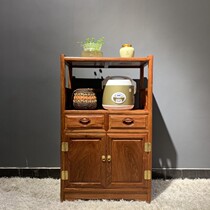QAY Pinzi New Chinese Redwood Meal Cabinet Hedgehoard Pearl Storage Cabinet Tea Waterfront Cabinet