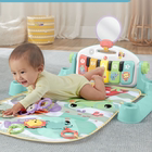 费雪琴琴新豪华钢琴缤纷健身器婴儿玩乐安抚婴儿成长玩具0-1岁