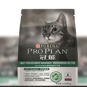 送罐头+猫粮！冠能体重控制及绝育猫粮2.5kg