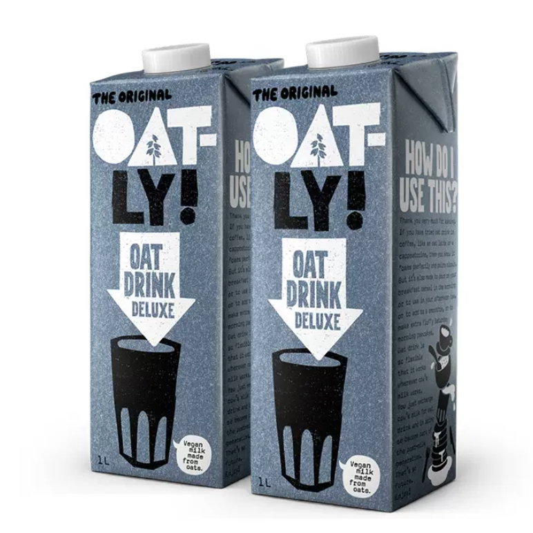 OATLY噢麦力燕麦奶谷物饮料醇香燕麦奶1L*2