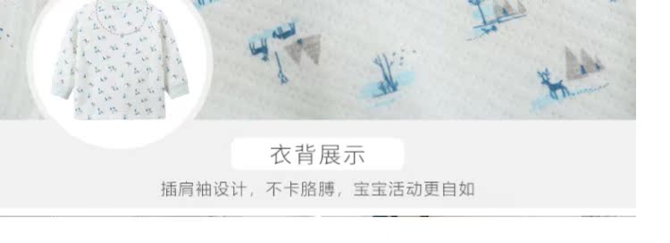 Baodulun bé trai và bé gái 0-2 tuổi Quần áo sơ sinh cho bé mùa thu và mùa đông đồ lót chần áo ấm - Quần áo lót bộ đồ lót trẻ em