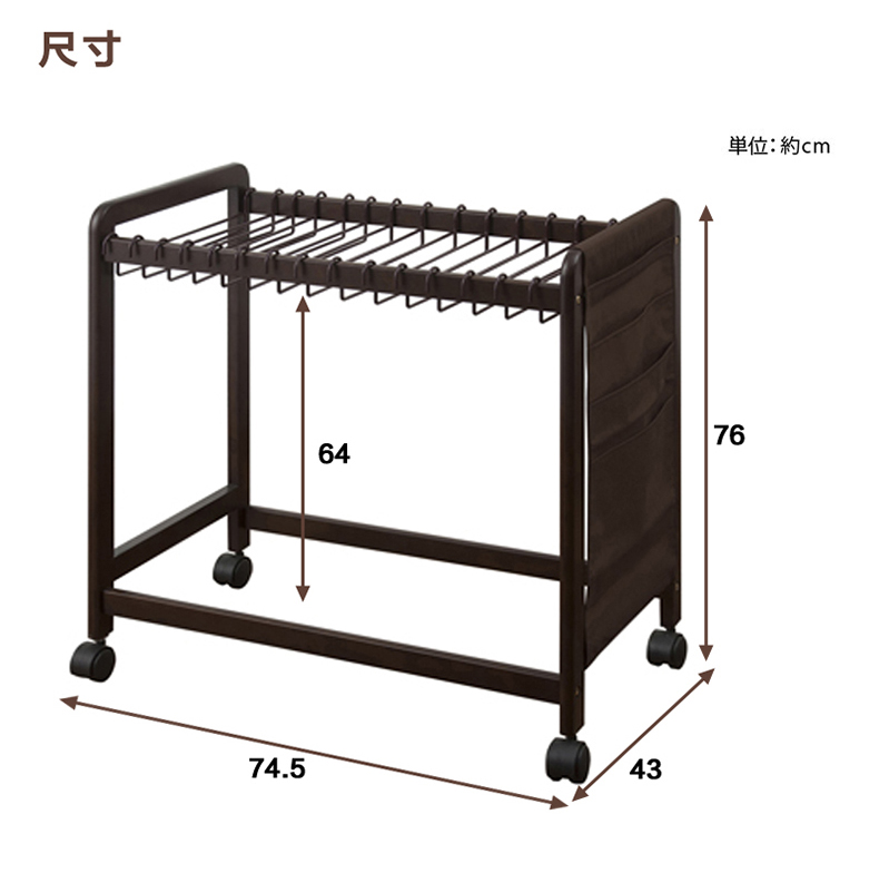 Giá treo quần áo đơn giản tủ quần áo móc áo tầng phòng ngủ quần áo lưu trữ móc treo quần áo - Kệ kệ sách 5 tầng