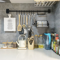 Thickened space aluminum hook home kitchen S-shaped hook door rear clothes hanger hook punch-free traceless flat hook