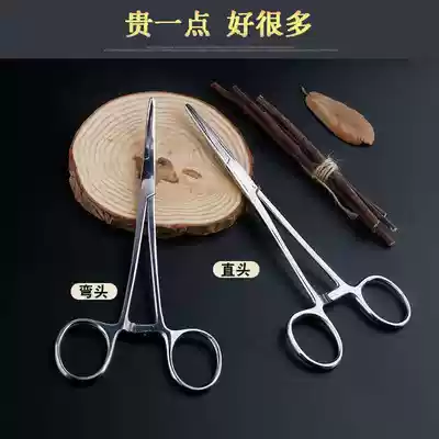 Stainless steel cupping pliers, tweezers, straight elbow, hemostatic pliers, pliers, pet plucking pliers, decoupling device
