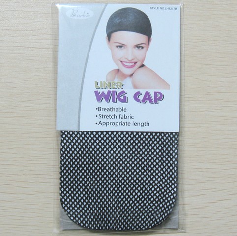 Wig special two ends through hair net high elastic double head opening imported wig cover wig black net one price-Taobao