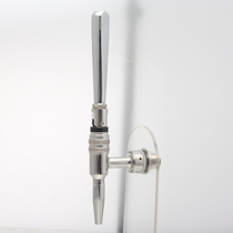 Craft Beer Zipper Head Beer Machine Pillar Tap 304 Stainless Steel Nitrogen Coffee Tap Soda