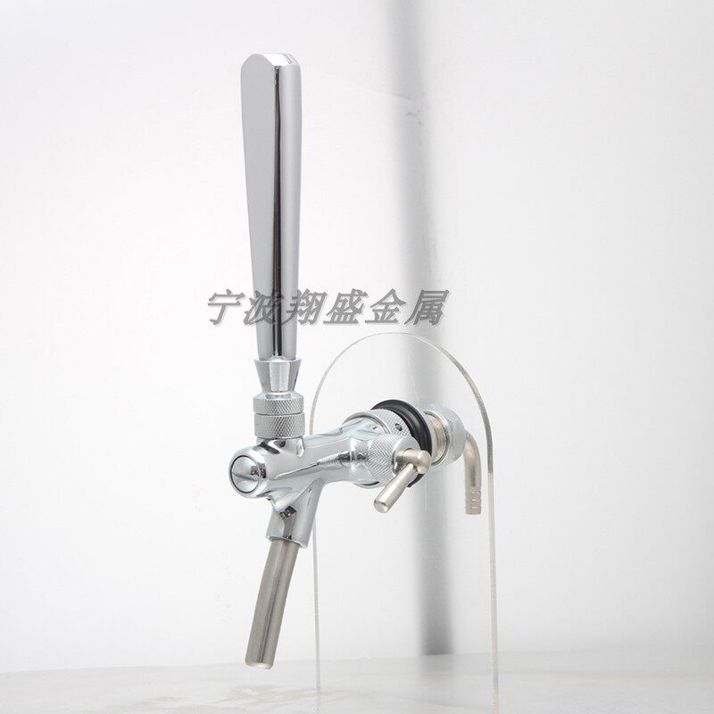 Craft brewery beer wall beer head handle 304 stainless steel solid handle draft beer machine faucet high-end handle