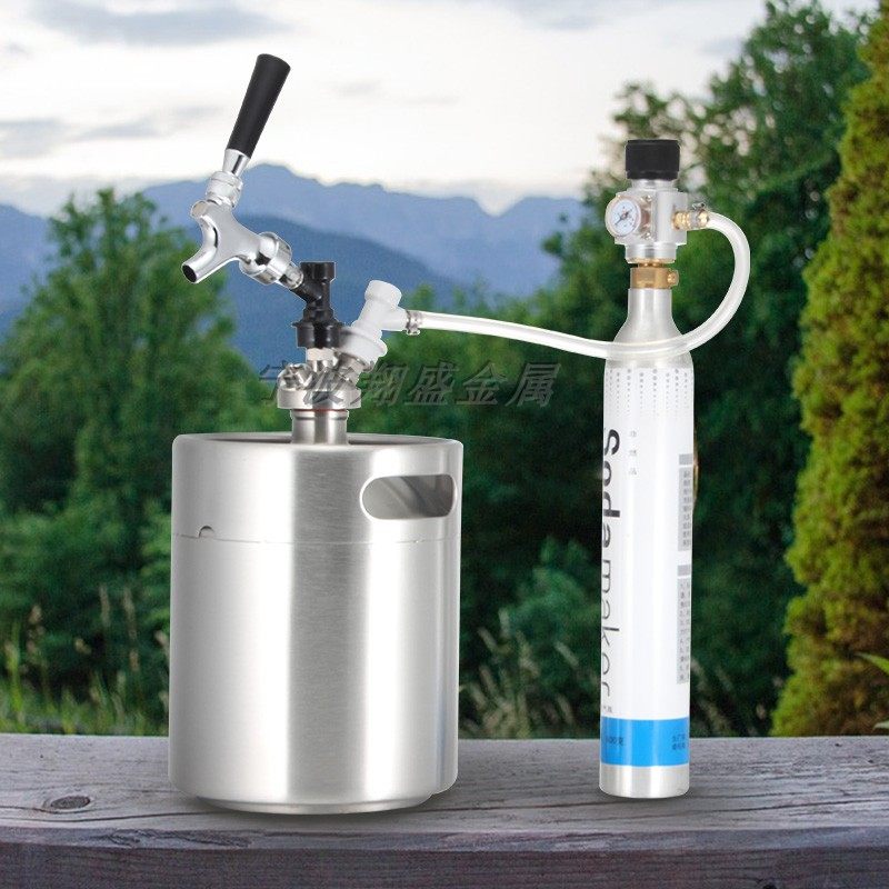 Bar Deck High-end Wine Cannon 304 Stainless Steel Fine Brewer Barrel Mini Zale Barrel Gathering Portable Wine Pot