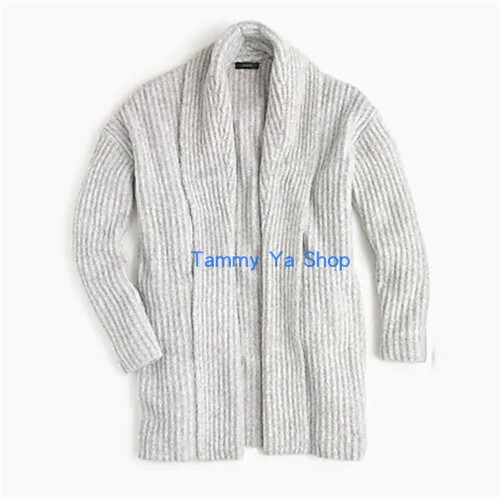 Jcrew*/Jcrew Thick Knit Cardigan with Wool Blend, Warm and on Sale