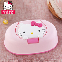 Japan imported Kitty Melody wet tissue box with 80 dehumidifying tissue storage box Tissue box