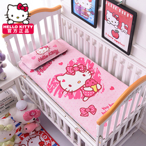 Kitty Baby mat Summer cute newborn crib ice silk mat Kindergarten baby nap mat