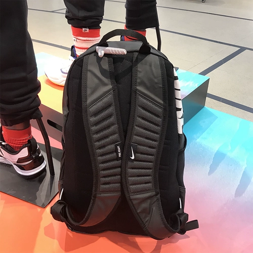 Nike, рюкзак, вместительный и большой кушон, ранец, сумка для путешествий, для средней школы