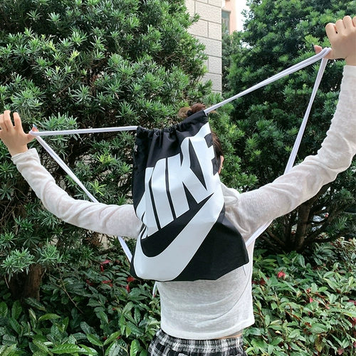 Nike, барсетка, рюкзак, сумка через плечо для тренировок, баскетбольный мешочек для спортзала, на шнурках