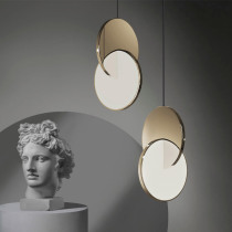 Designer chandelier light luxury post-modern minimalist bar restaurant personalized creative Nordic long line bedroom bedside lighting