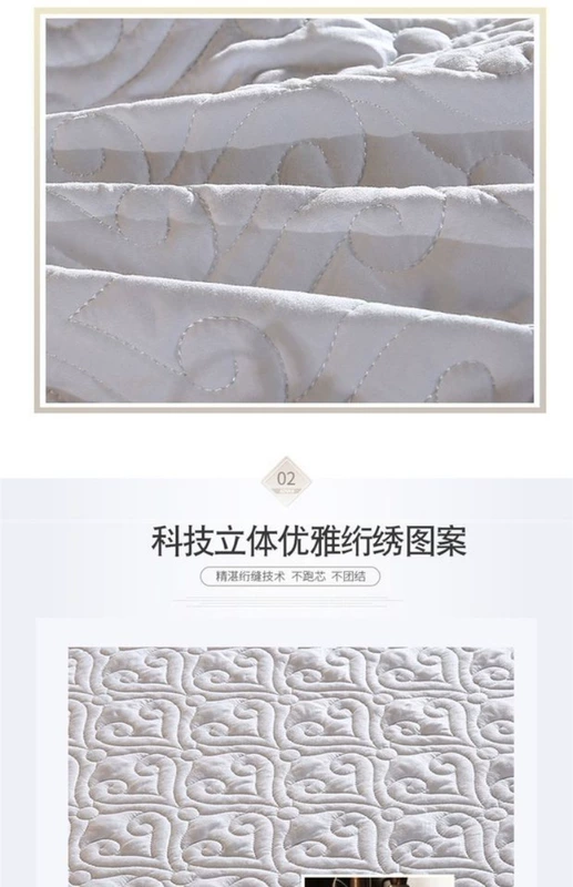 Giường bông Tấm trải giường đơn Simmons bảo vệ chống bụi che phủ bụi bông dày trải nệm 1,8m Ga phủ giường Everon