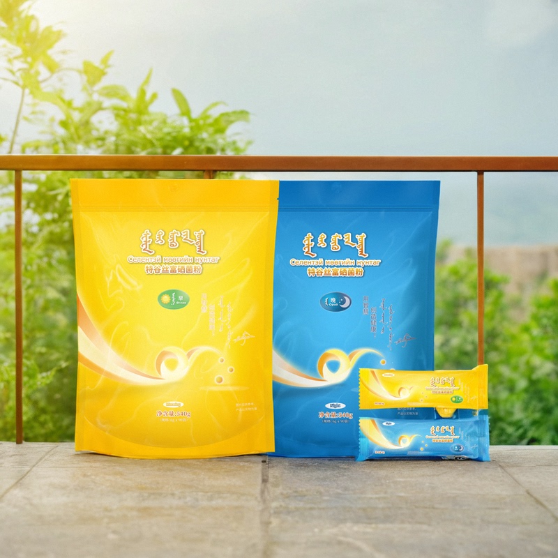 Tegusi Selenium-Rich Bacteria Powder - 1 Month - 30 Small Packets Each Morning and Evening - Small Packaging - Teacher Mengke - Sunlight Health