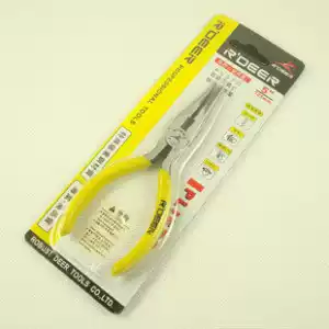 Feilu RT-501 5 inch mini pointed nose pliers 125mm Faner toothed pointed nose pliers with blade pointed mouth pliers
