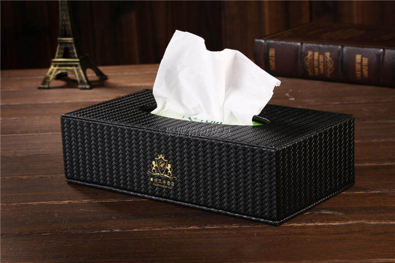 European-style Star Hotel Leather Tissue Box Fashion Music Dining Bar Toilet Paper Box Home Life Toilet Paper Box Gift