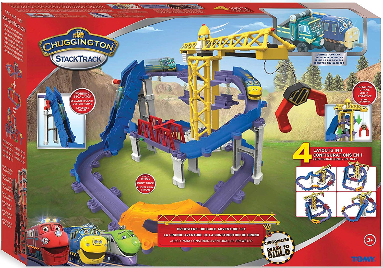 The new CHUGGINGTON is exactly the fast car Bastian's big construction site 4 and 1 game set
