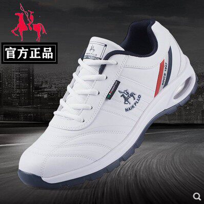 Nyclough Lauren polo men's shoes autumn and winter air cushion sneakers non-slip deodorant men's casual shoes sneakers plus velvet travel shoes