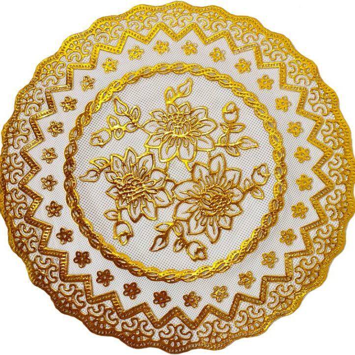 PVC Tobacco Ashtray Spacer KTV Cup Cushion Bowl Cushion Vase Cushion Heat Insulation Cushion Table Mat home Dining Mat tray Mat Cloth