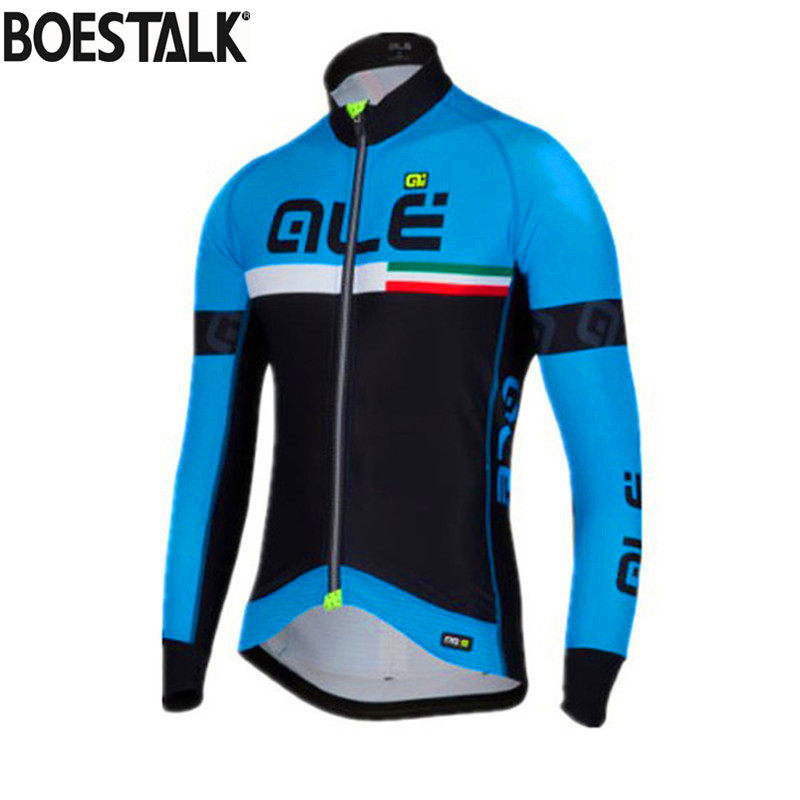 ALE new men's winter fleece long-sleeved outdoor professional cycling clothing warm off-road mountain bike clothing
