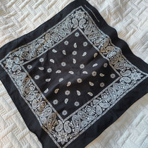 Export Japanese cotton cashew fruit square towel retro towel Japanese headscarf