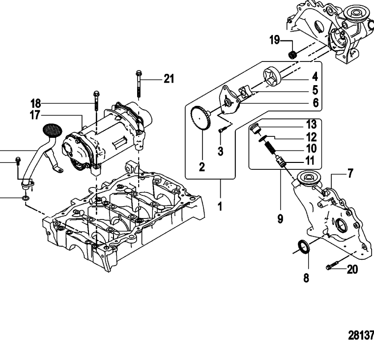 American original Mercury inboard engine speedboat qsd marine new diesel engine oil seal accessories details consultation