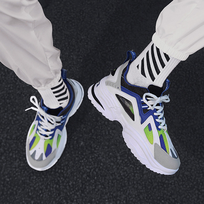 男鞋秋季2019新款百搭潮鞋冬季棉鞋空军一号篮球运动鞋高帮鞋男A