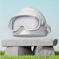 Прозрачный комплект для плавания, силиконовая плавательная шапочка