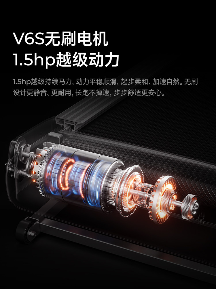 Youmei U4Pro Treadmill Is a Small Foldable Smart Walking Machine for Home Use, Gym Silent Indoor Climbing Machine