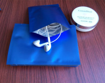 10 * 15 blue frosted aluminized bag matt blue mask packing bag custom medicinal powder food aluminized bag printing