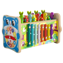 Whac-a-mole childrens toy for toddlers 1 to 3 and a half years old intellectual baby early education tapping enlightenment building blocks 0 boys and girls 2