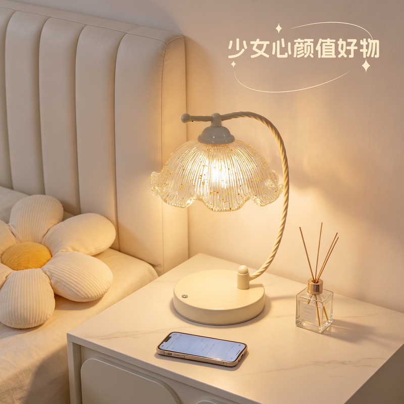 Rechargeable Table Lamp, Bedroom Bedside Lamp, Children's Room Home Use, High-Looking and Cute Small Table Lamp, Night Light, Girl Gift Rechargeable Table Lamp, Bedroom Bedside Lamp, Children's Room Home Use, High-Looking and Cute Small Table Lamp, Night Light, Girl Gift
