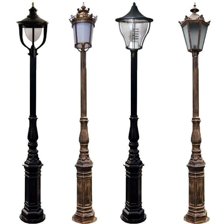 Led Outdoor Waterproof Street Lamp Garden Lamp 3.35m Sandblasted Aluminum Landscape Lamp Community Garden Lamp Park Aluminum Lamp