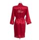 2024 New Wedding Dressing Gown Female Bride Bridesmaid Group Silk Bestie Wedding Pajamas Nightgown Female Long Souvenir