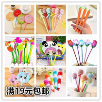 Cute small flower pen cheap gel pen wholesale student prizes micro-business push small gifts below 1 yuan