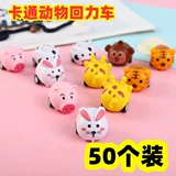 Warrior, мультяшная инерционная машинка, маленькая игрушечная машина, модель автомобиля, интеллектуальная игрушка для детского сада для школьников, подарок на день рождения