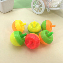 Round top manual rotating small top male girl toy traditional nostalgic little gadget student gift prize