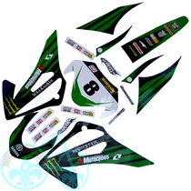 Off-road motorcycle accessories off-road vehicle sticker pull flower mid-high race CQR 110-125 decal full car sticker