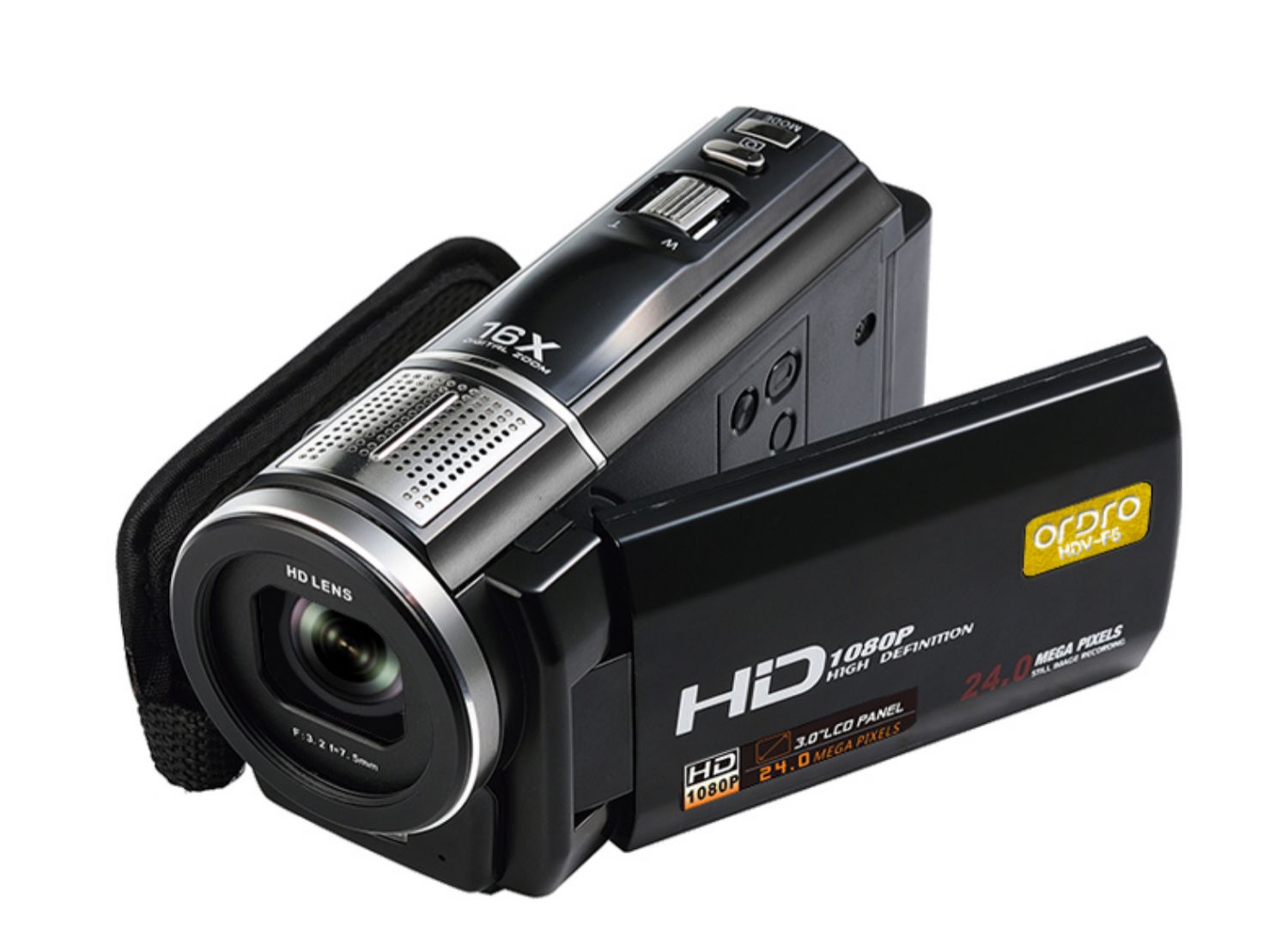 Máy ảnh Ordro / Ou Da F5 full HD chuyên nghiệp kỹ thuật số DV máy cưới tại nhà 1080P micro 24 triệu