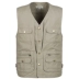 Áo thun nam mùa thu nhiều túi cotton đơn cổ chữ V chụp ảnh giải trí câu cá giải trí nhiều túi vest vest cỡ lớn áo ba lỗ nam tập gym Áo vest cotton