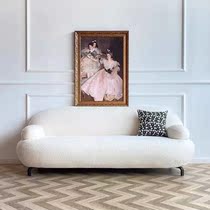 Nordic simple sofa living room Villa rest negotiation recliner Italian Hong Kong style homestay lazy shop lamb Velvet