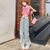 Синий длинный ростомер, 165см