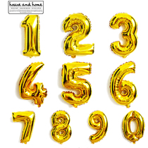 32 inch digital aluminum balloon wedding ceremony baby birthday party celebration wedding room marriage proposal decoration hot sale