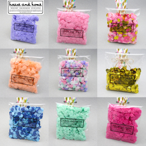 ins Net red transparent balloon filling wave ball color paper scraps dot paper pieces of paper year old arrangement 20g