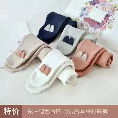 Infant inner pants Spring and autumn stretch female baby tights full moon cotton soft newborn 0-12 months